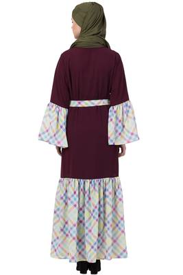 Wine Plain Nida Abaya 6