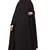 Black Plain Polyester Abaya