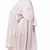 Pink Plain Polyester Abaya