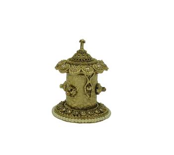 Gold cubic zirconia jewellery-box 3