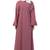 Pink Nida Plain Abaya