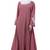 Pink Nida Plain Abaya