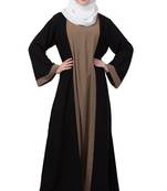Black Nida Plain Abaya