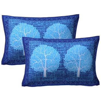 100% Cotton Printed Pillow Cover Set(2 Pieces)-27"x17" 1