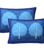 100% Cotton Printed Pillow Cover Set(2 Pieces)-27"x17"