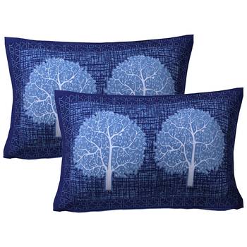 100% Cotton Printed Pillow Cover Set(2 Pieces)-27"x17" 1
