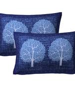100% Cotton Printed Pillow Cover Set(2 Pieces)-27"x17"