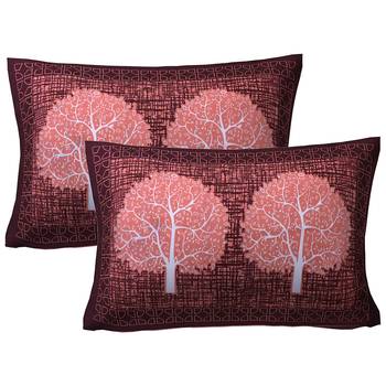 100% Cotton Printed Pillow Cover Set(2 Pieces)-27"x17" 1