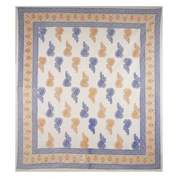 100% Cotton Printed Jaipuri Double Bedsheet with 2 Pillow Covers 3