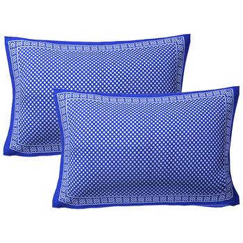 100% Cotton Printed Pillow Cover Set(2 Pieces)-27"x17" 1