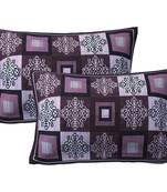 100% Cotton Printed Pillow Cover Set(2 Pieces)-27"x17"