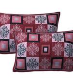 100% Cotton Printed Pillow Cover Set(2 Pieces)-27"x17"