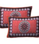 100% Cotton Printed Pillow Cover Set(2 Pieces)-27"x17"