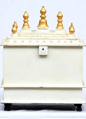 White Color Wooden Temple 4