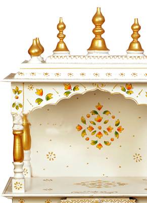 White Color Wooden Temple 2