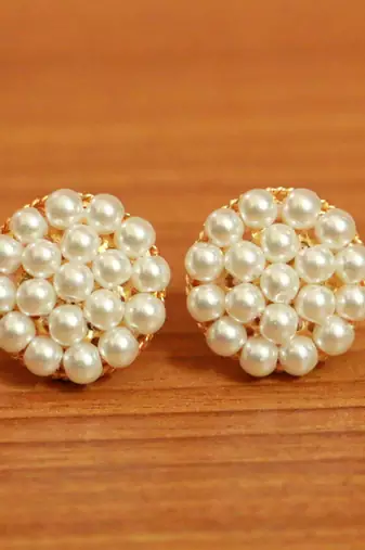 White Pearl Studs