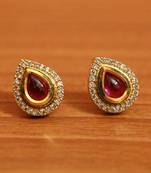 Red Ruby       Studs
