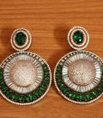 Green Emerald       Danglers-Drops