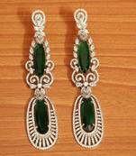 Green Emerald       Danglers-Drops