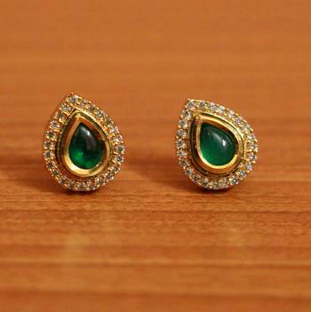 Green Onyx Studs 1