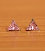 Pink Onyx Studs