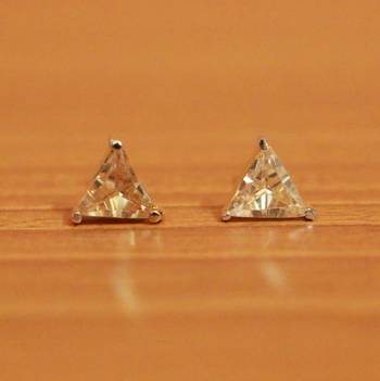 Yellow Citrine Studs 1