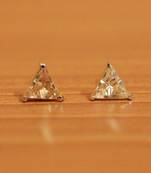 Yellow Citrine Studs