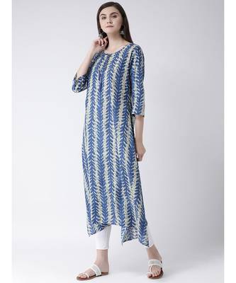 Women Cotton Flared Kurta 2