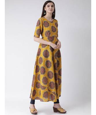 Women Cotton Anarkali Kurta 3