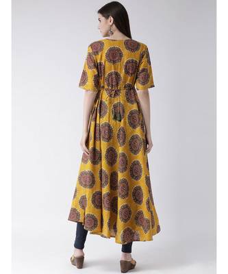 Women Cotton Anarkali Kurta 4