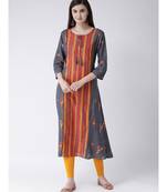Women Cotton Flared Kurta
