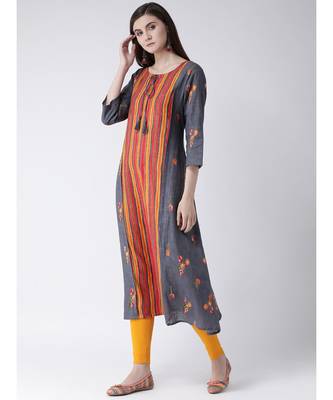 Women Cotton Flared Kurta 2