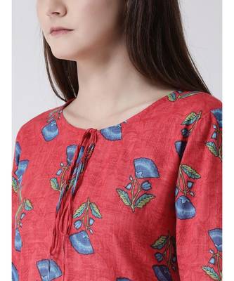 Women Cotton A-line Kurta 6