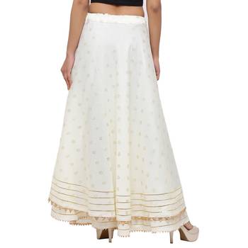 Off-white printed cotton skirts 2