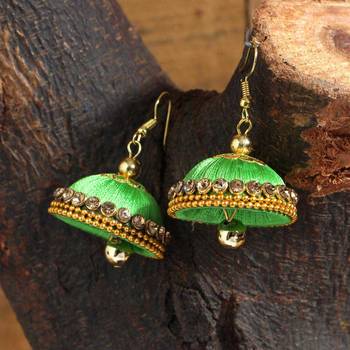 Green Jhumkas 2