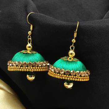 Green Jhumkas 1