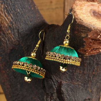 Green Jhumkas 2
