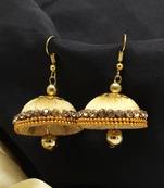 Beige Jhumkas