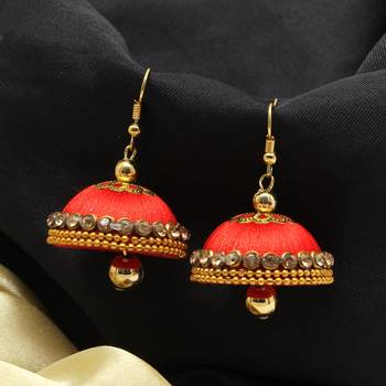 Red Jhumkas 1