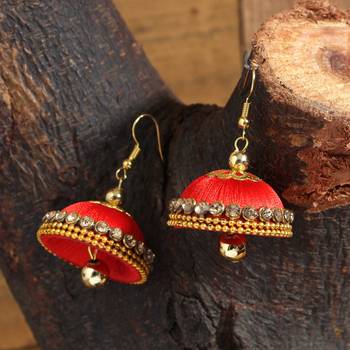Red Jhumkas 2