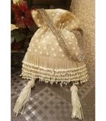 Light Gold potli bag