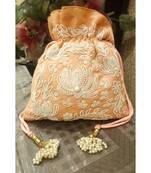 Orange Potli Bag