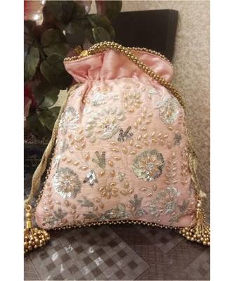 Pink Potli Bag 1