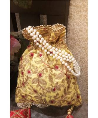 Yellow Potli Bag 1