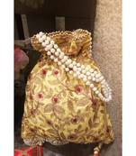 Yellow Potli Bag