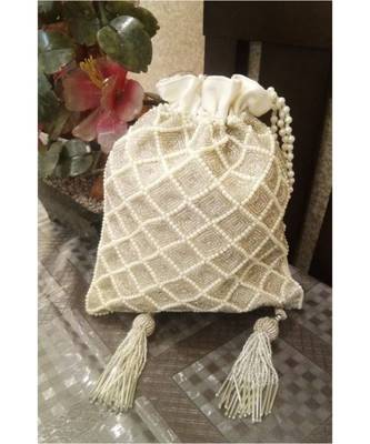 White Potli Bag 1