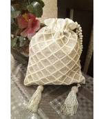 White Potli Bag