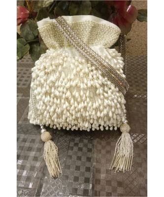 White Potli Bag 1