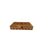 Oxidized Rajwadi Handmade Wooden 3 Compartment Beautiful Dry Fruit Box Set, Gift Box (OXY_120)