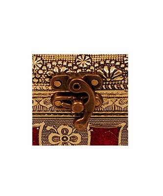 Oxidized Rajwadi Handmade Wooden 3 Compartment Beautiful Dry Fruit Box Set, Gift Box (OXY_120) 3